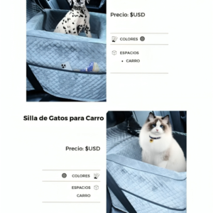 Sillas De Perros y Gatos Para El Carro