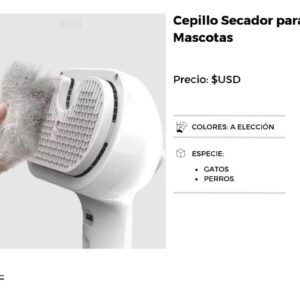 Cepillo Secador Para Mascotas